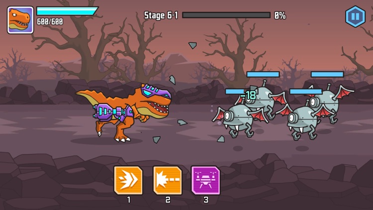 CyberDino: T-Rex vs Robots 🕹️ Play on CrazyGames