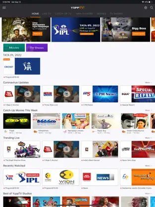 Captura 1 YuppTV - Live TV & Movies iphone
