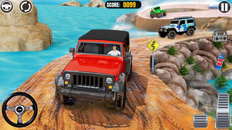 Offroad Jeep Car Driving Games screenshot-5