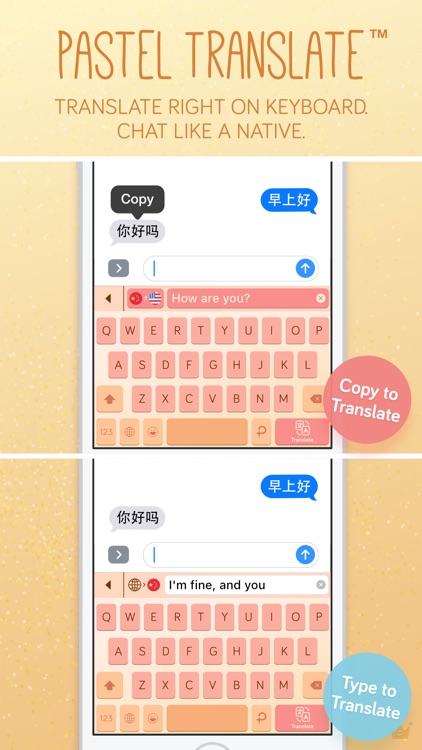 Pastel Keyboard Themes Color screenshot-3
