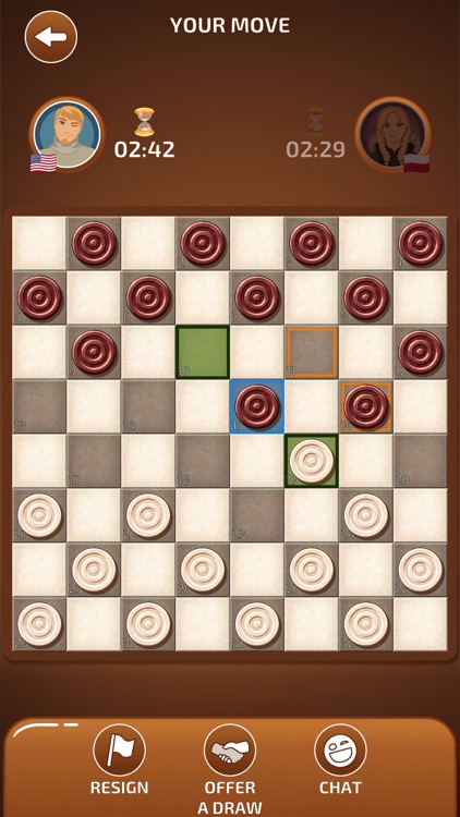 Damas Checkers Clash versão móvel andróide iOS apk baixar