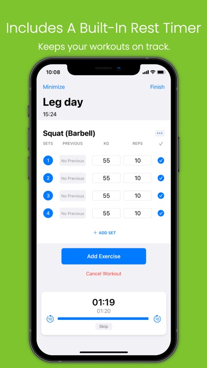 Spotter - Gym Workout Tracker screenshot-4