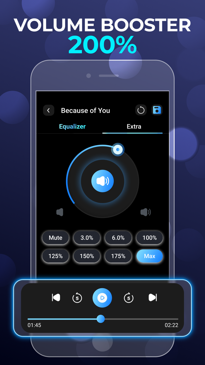 Volume Booster Bass Equalizer