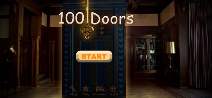 One hundred doors
