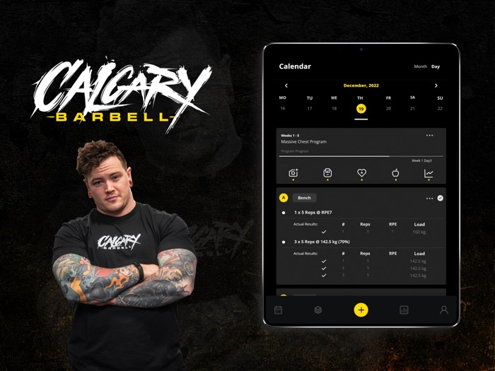Calgary Barbell Training App