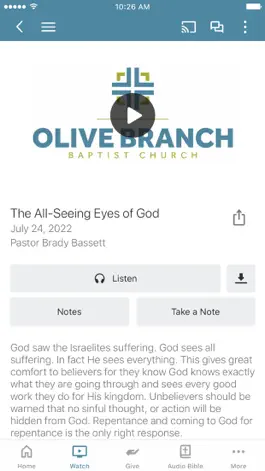 Game screenshot Olive Branch Baptist hack