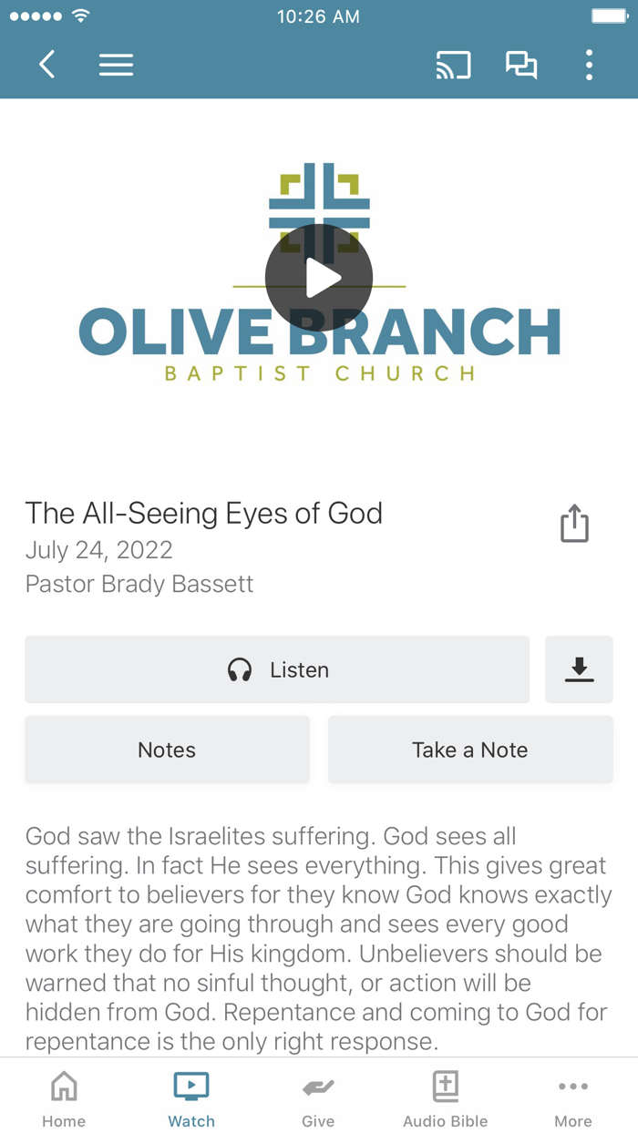 Olive Branch Baptist