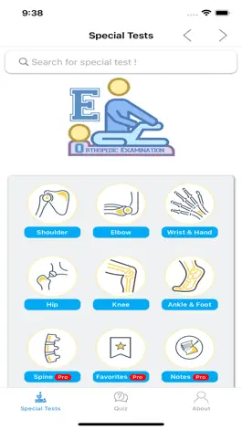 Game screenshot Orthopedic Examination Lite apk