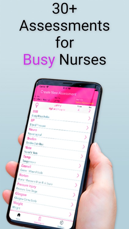 Nurse Assess: charting & notes