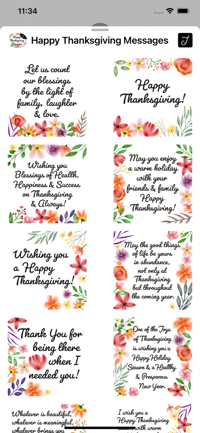 Happy Thanksgiving Messages