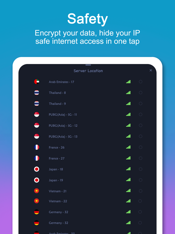 Byte VPN - VPN Proxy Unlimited screenshot 8