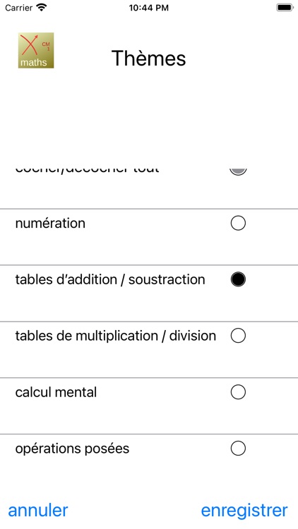 Maths CM1