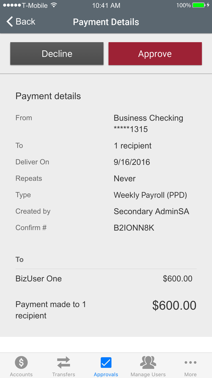 TruMark Financial CU Business