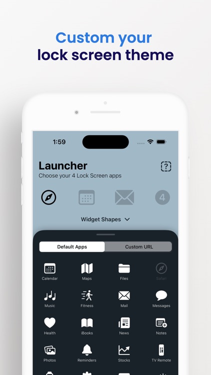 Launcher - Lock Screen Widget