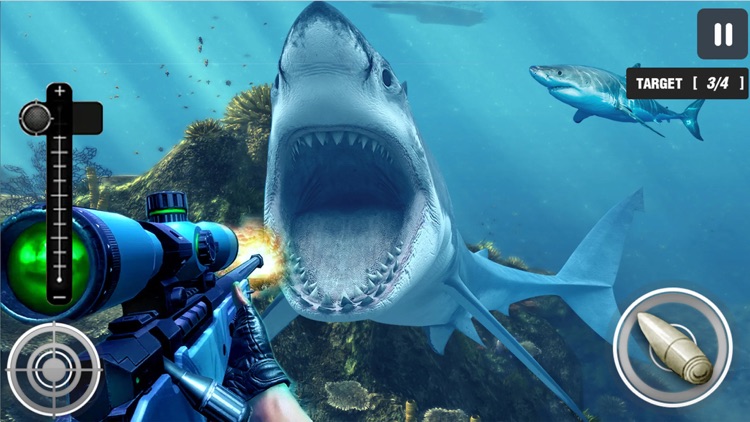 Hungry Shark Attack Hunting Fish Game: Deep Sea Evolution Deadly