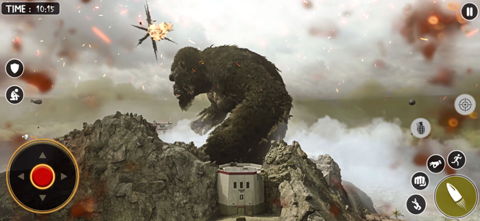 Giant Monster vs Gorilla Rush