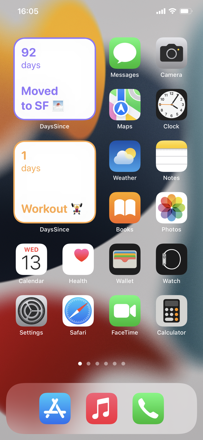 Days Since - Track Memories