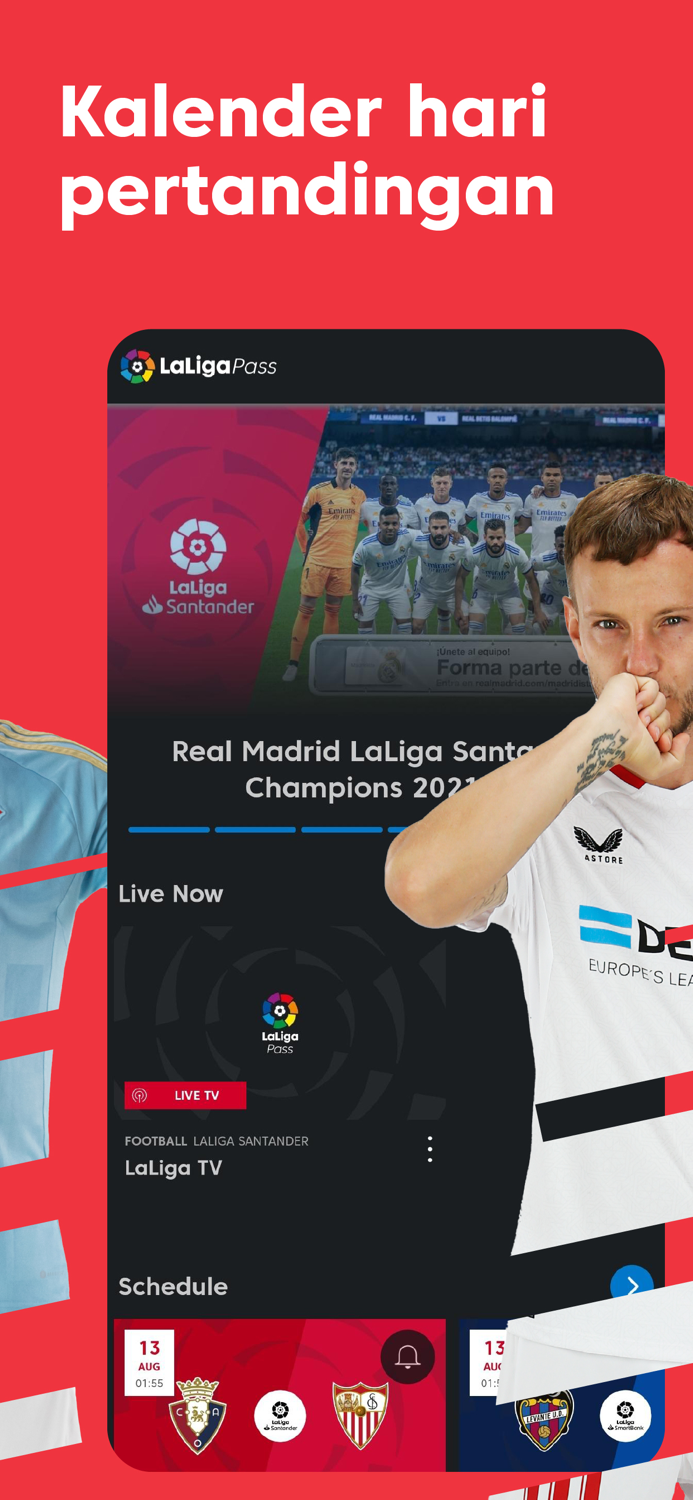 LaLiga PASS sepak bola live