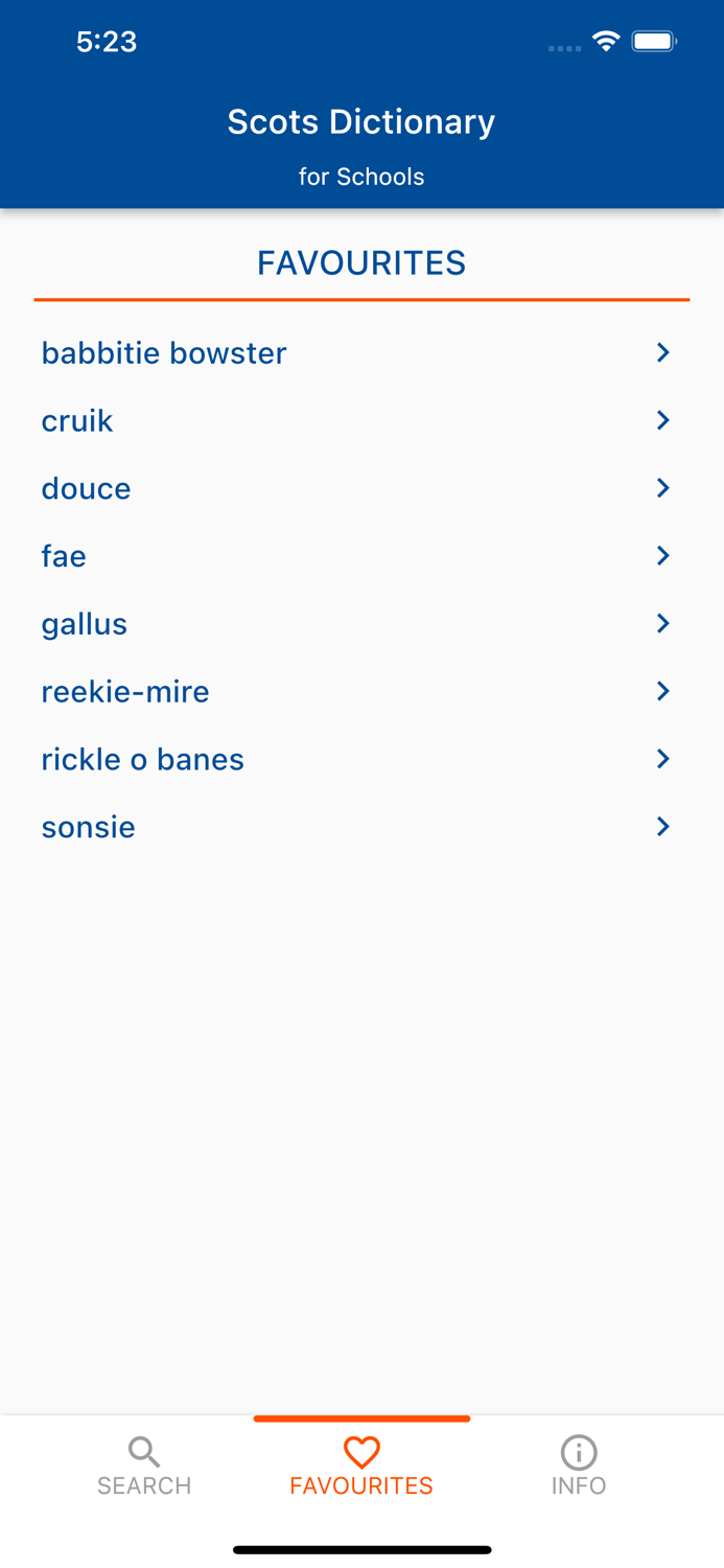 Scots Dictionary for Schools