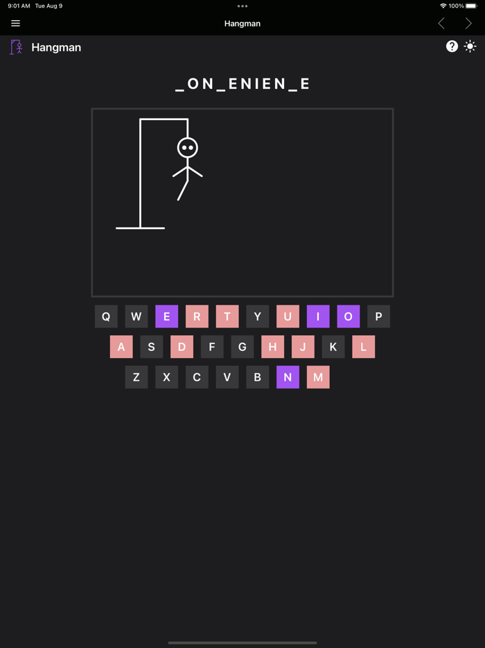 Hangman and more games