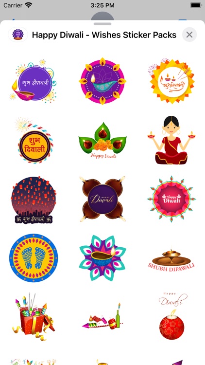 Happy Diwali - Wishes Stickers screenshot-3