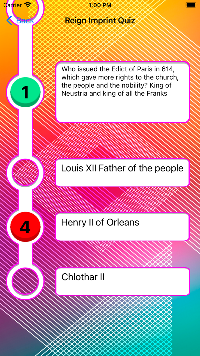 Reign Imprint Quiz Puzzle