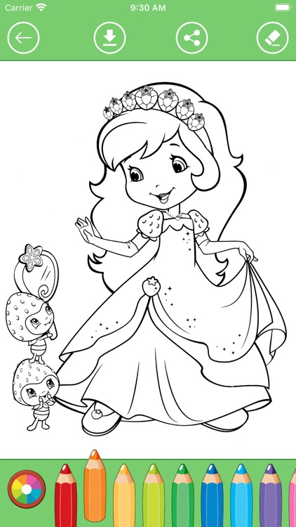Baby coloring book for kids.