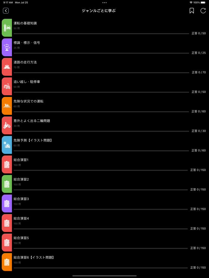 運転免許 – 学科試験模擬問題集