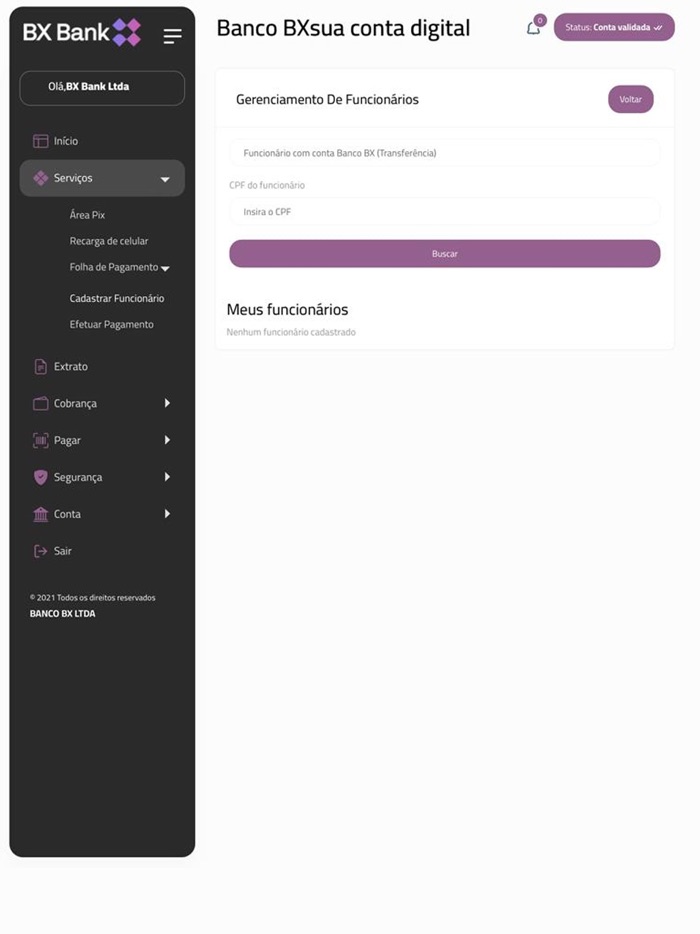 Banco BX - Conta Digital
