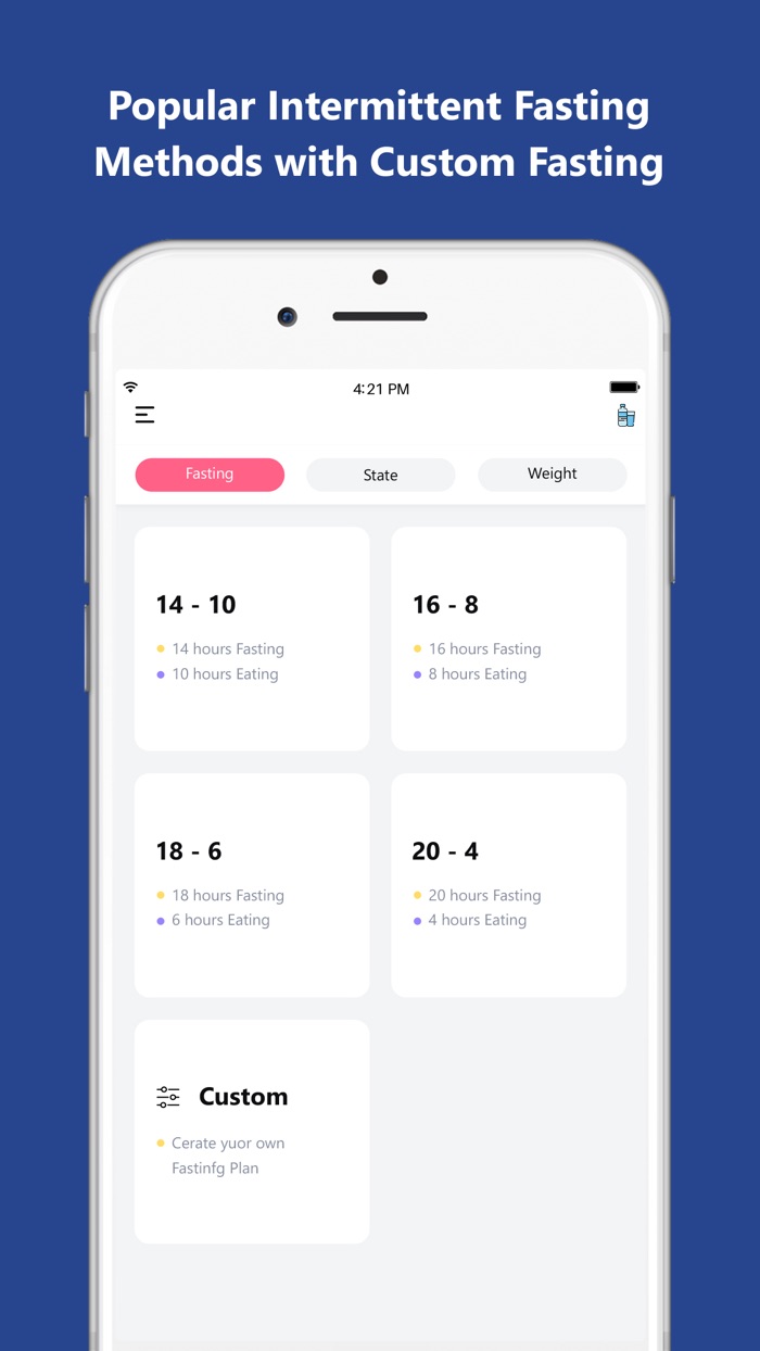 Track Fasting Hours  Weight
