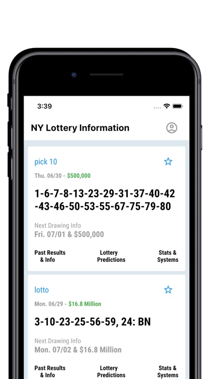 Lottery Results NY