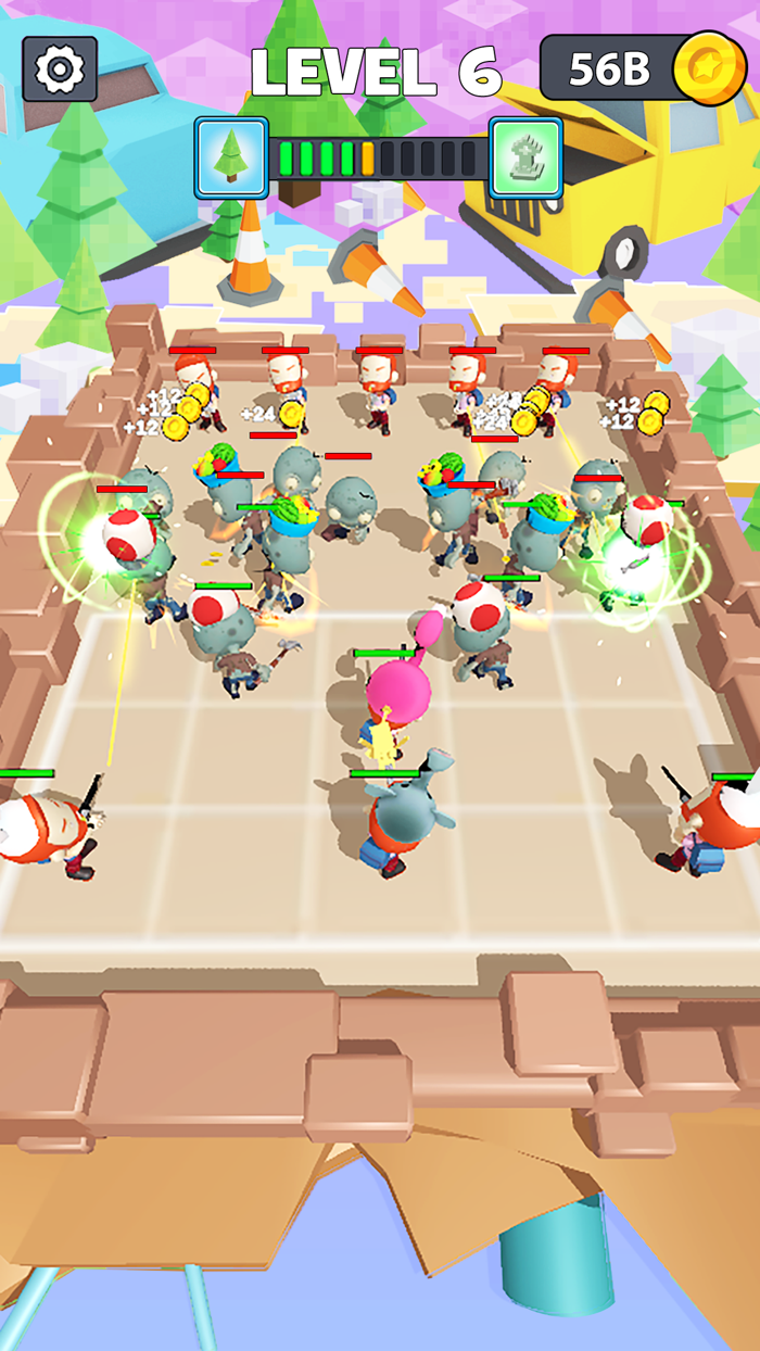 Merge Survival Zombie Battle