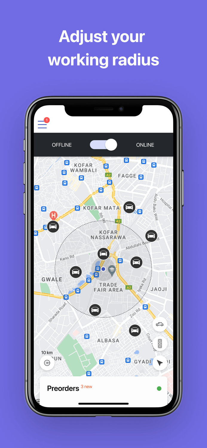 eRyde Driver App