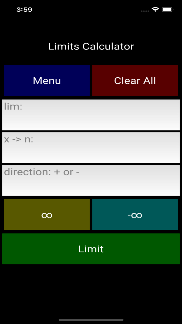 Limits Calculator
