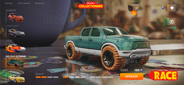 Race Tracks Drive hot cars