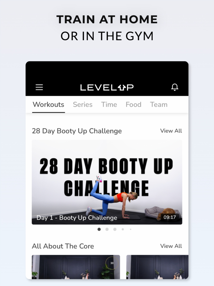 Level Up Fitness App