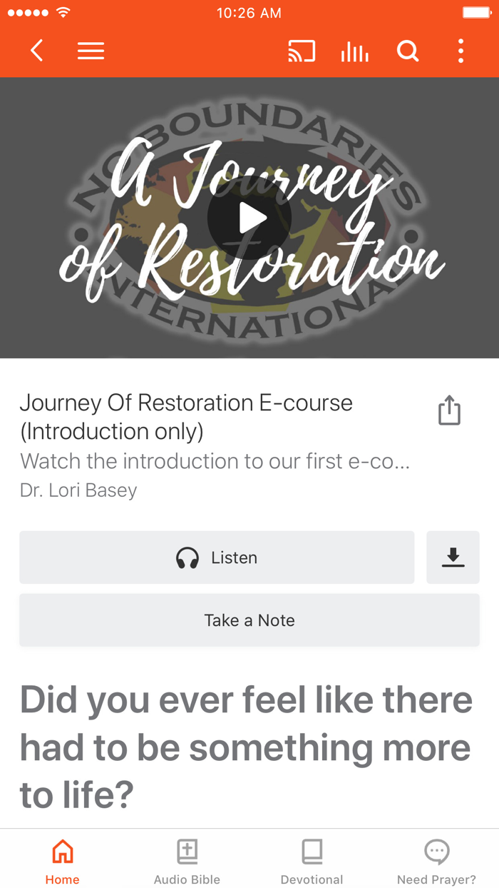 No Boundaries International