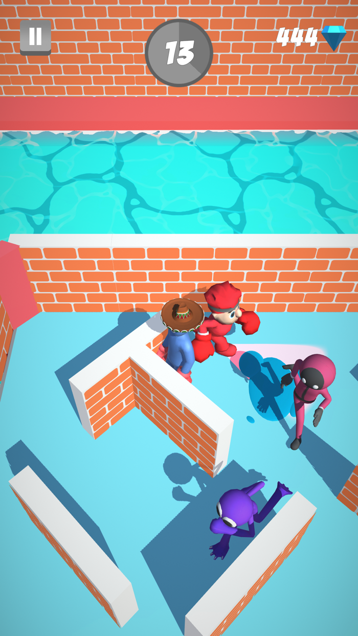 Hide and seek by friends