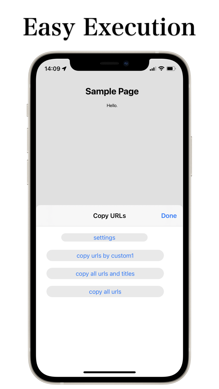 Copy URLs and Titles