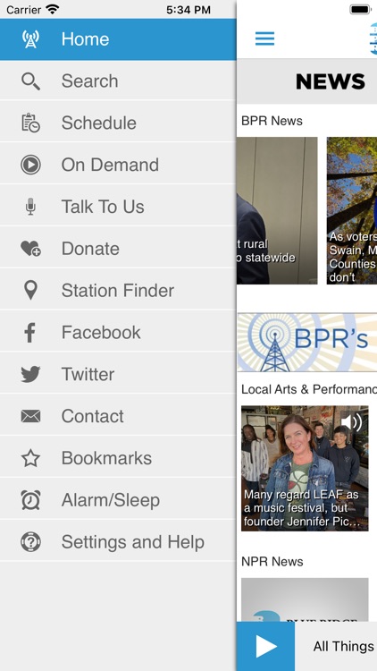 Blue Ridge Public Radio App