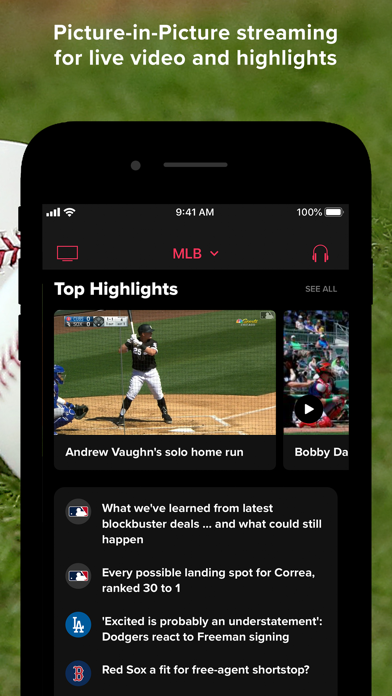 MLB iphone images