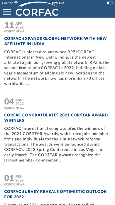 CORFAC International screenshot 4