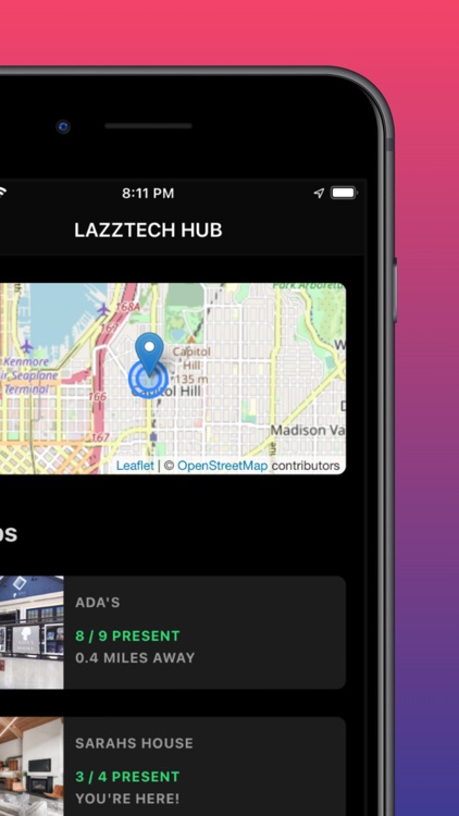 Lazztech Hub: Location Sharing