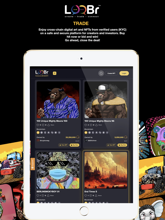 LooBr - Social NFT Marketplace