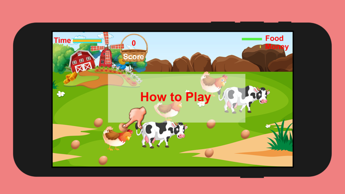 Farm Animal Chicken Cow