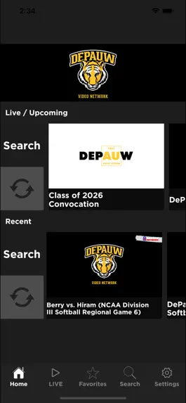 Game screenshot DePauw Video Network mod apk