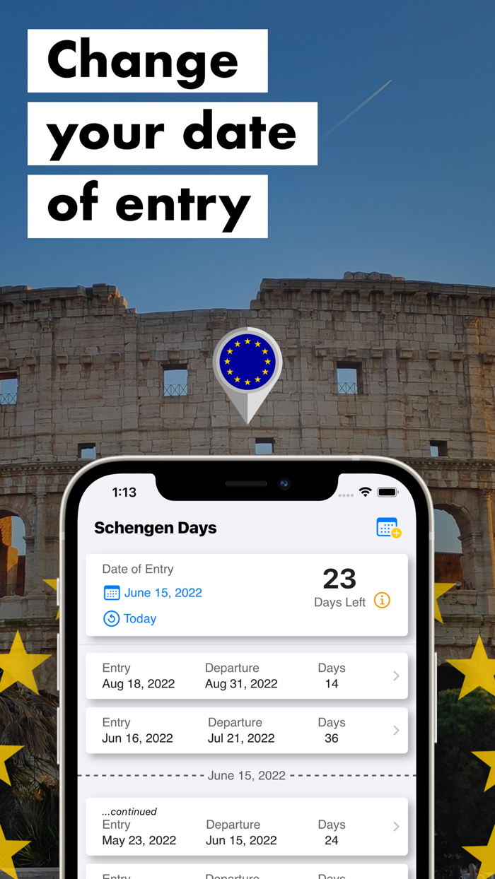Schengen Days Calculator
