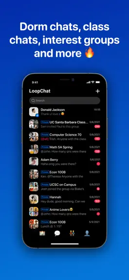 Game screenshot LoopChat: College Chats apk