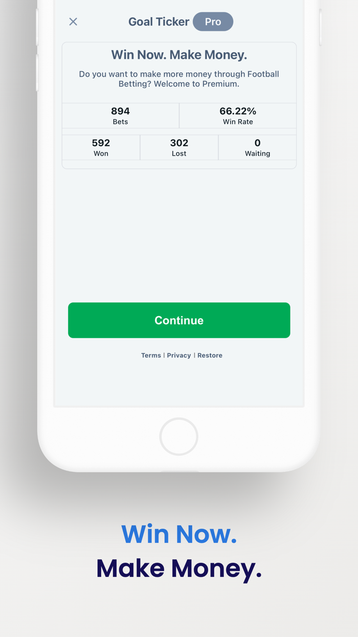 1X Goals Bot - Stats - Tips