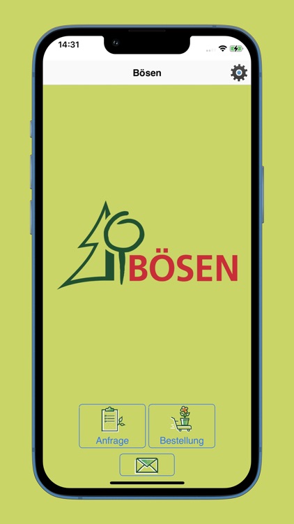 Bösen Baumschule B2B-App